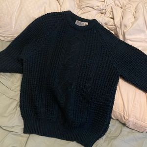HACKETT& TURPIN made in Ireland fisherman wool knit sweater size medium.